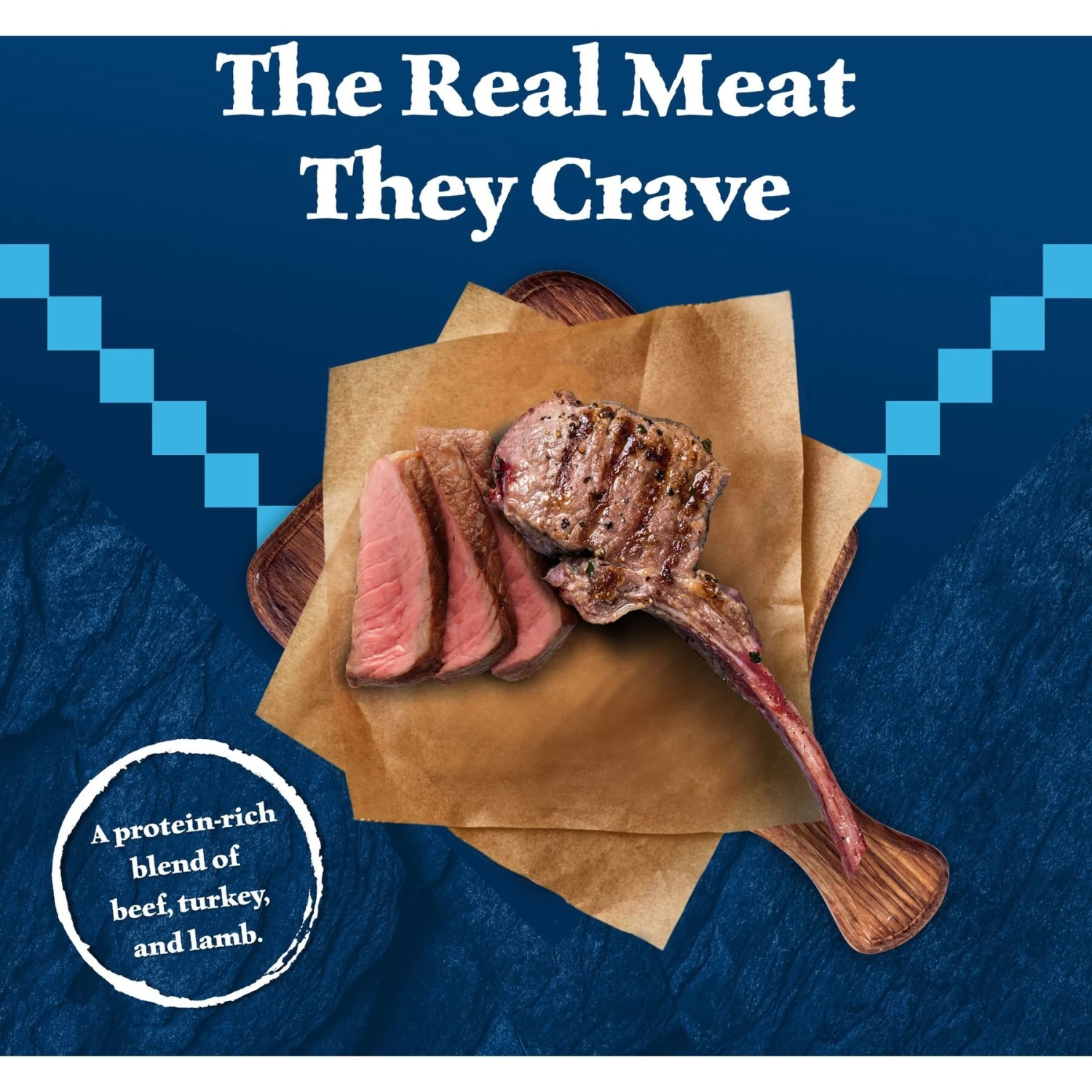 Blue Buffalo Wilderness Rocky Mountain Recipe Red Meat Dinner Senior Grain-Free Canned Dog Food - Image 3