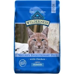 Blue Buffalo Wilderness Indoor Chicken Recipe Grain-Free Dry Cat Food