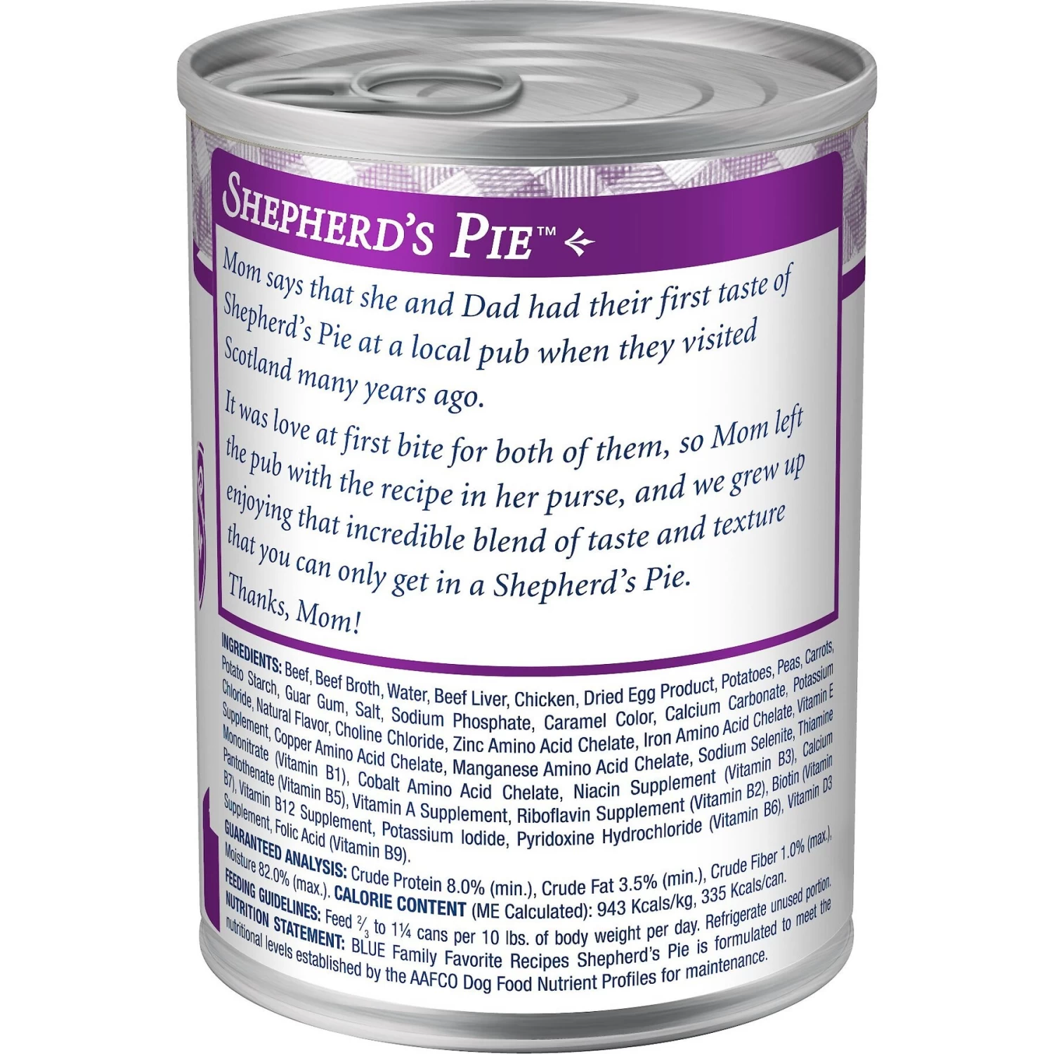 Blue Buffalo Family Favorite Grain-Free Recipes Shepherd's Pie Canned Dog Food - Image 3