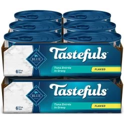 Blue Buffalo Tastefuls Natural Flaked Tuna Entree Wet Cat Food, 3-oz Can, Case Of 12