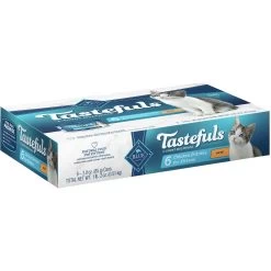 Blue Buffalo Tastefuls Natural Kitten Pate Chicken Entree Wet Cat Food Multi-Pack, 3-oz Can, Case Of 6