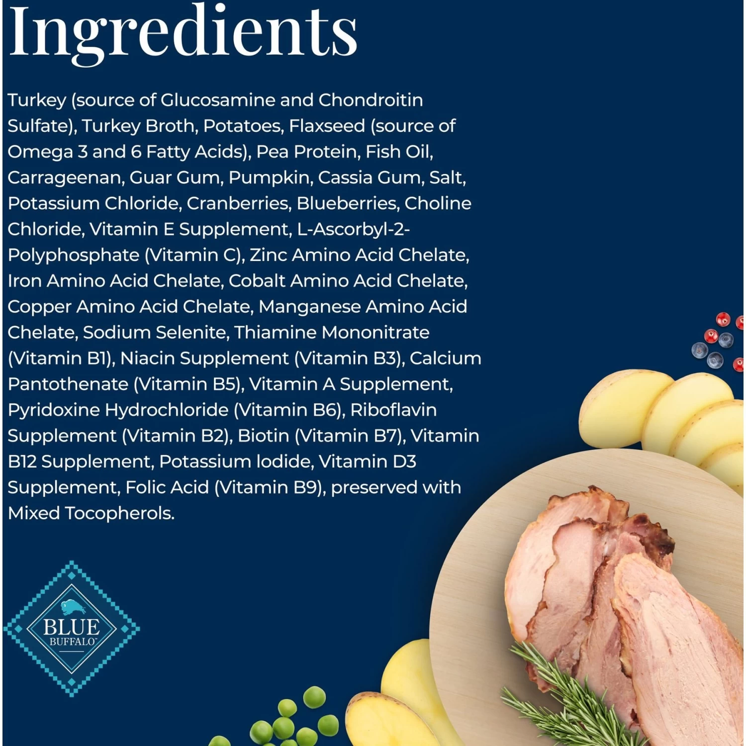 Blue Buffalo Basics Skin & Stomach Care Grain-Free Turkey & Potato Senior Canned Dog Food - Image 5