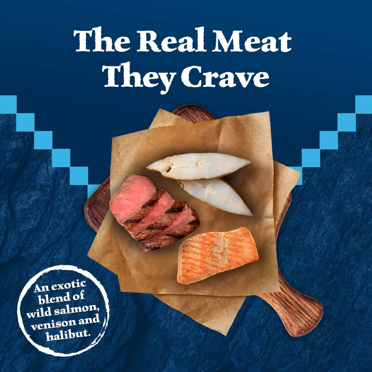 Blue Buffalo Wilderness Denali Dinner With Wild Salmon, Venison & Halibut Grain-Free Canned Dog Food - Image 2