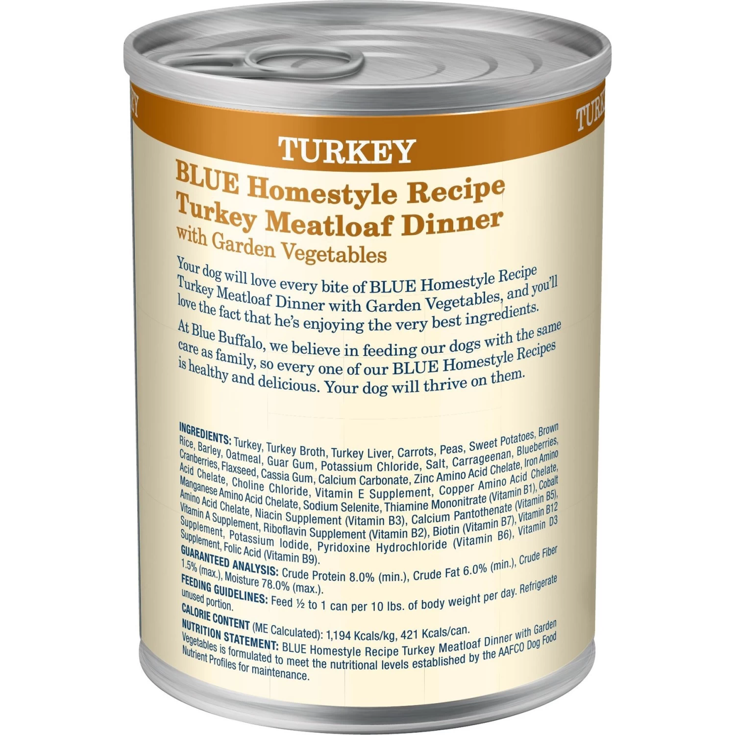 Blue Buffalo Homestyle Recipe Turkey Meatloaf Dinner With Garden Vegetables Canned Dog Food & Blue Buffalo Homestyle Recipe Lamb Dinner With Garden Vegetables Canned Dog Food - Image 4