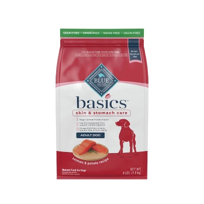Blue Buffalo Basics Limited Ingredient Diet Grain Free Salmon & Potato Recipe Adult Dry Dog Food - Image 6