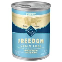 Blue Buffalo Freedom Grain Free Wet Dog Food Chicken Recipe Puppy - 12.5oz/12ct Pack