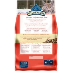 Blue Buffalo Wilderness Grain Free Indoor Hairball & Weight Control With Chicken Adult Premium Dry Cat Food