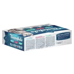 Blue Buffalo Tastefuls Flaked Tuna, Chicken & Shrimp Entrees In Gravy Premium Wet Cat Food - 5.5oz/12ct