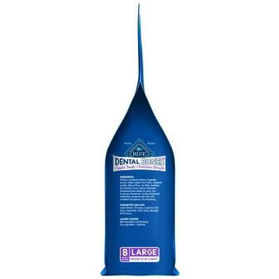 Blue Buffalo Dental Bones Large Natural Chew Dog Treats - Image 2