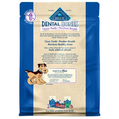 Blue Buffalo Dental Bones Large Natural Chew Dog Treats