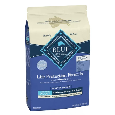 Blue Buffalo Life Protection Healthy Weight Chicken & Brown Rice Recipe Large Breed Adult Dry Dog Food - 30lbs - Image 6
