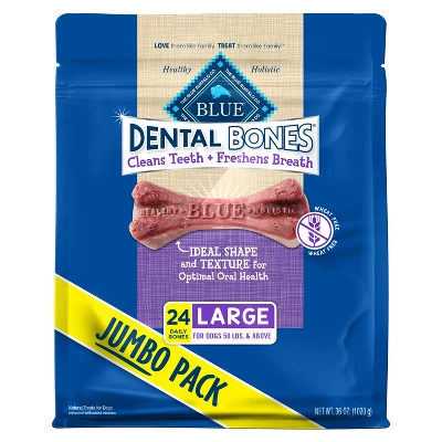 Blue Buffalo Dental Bones Large Natural Chew Dog Treats - Image 5