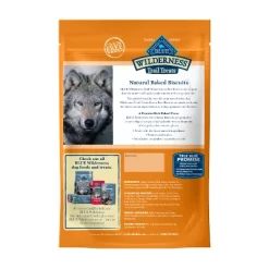 Blue Buffalo Wilderness 100% Grain-Free Biscuits Turkey Recipe Crunchy Dog Treats