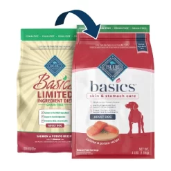 Blue Buffalo Basics Limited Ingredient Diet Grain Free Salmon & Potato Recipe Adult Dry Dog Food